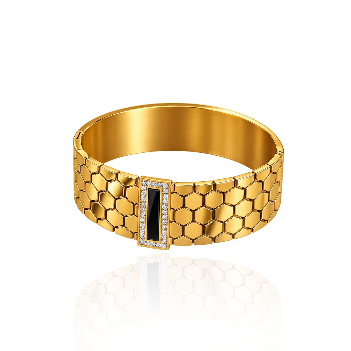 Beatrix Honeycomb Bangle