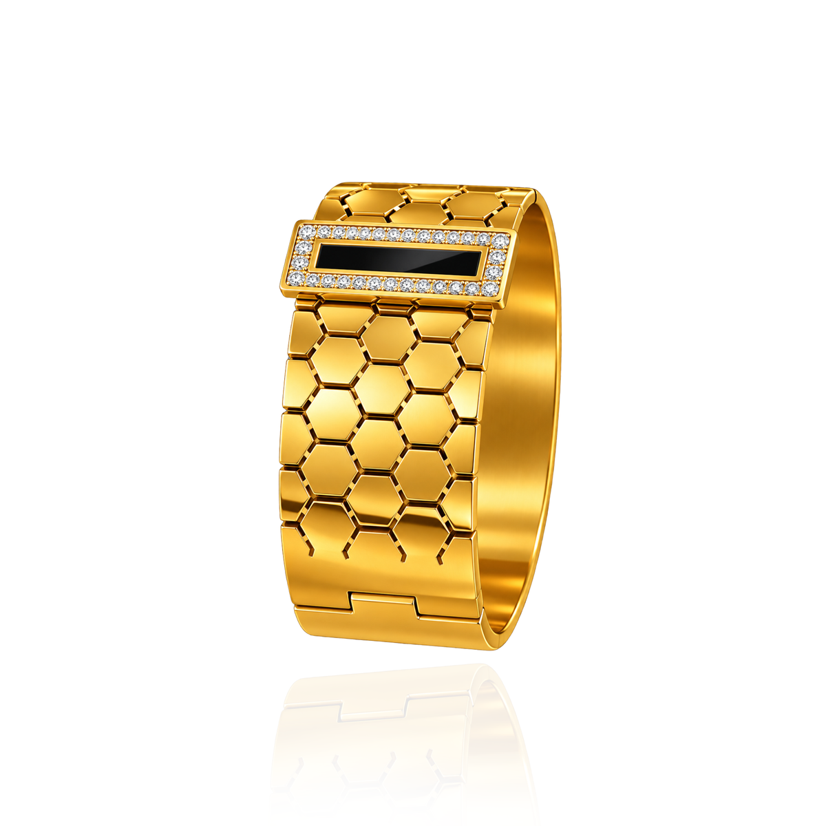 Beatrix Honeycomb Bangle