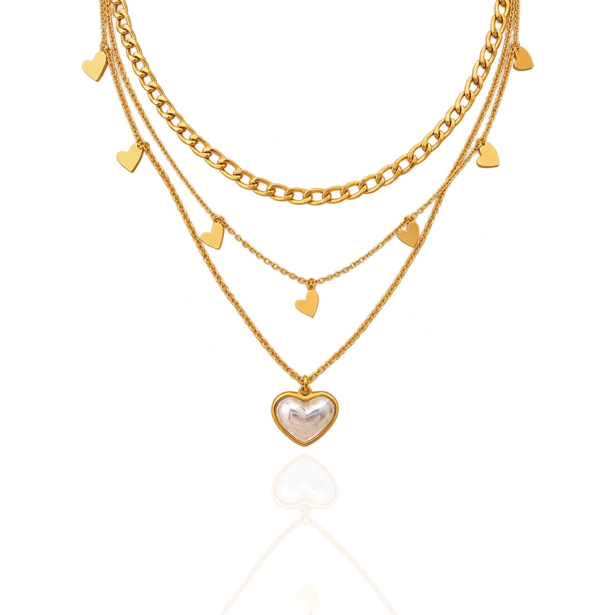 Juliette Hearts Necklace