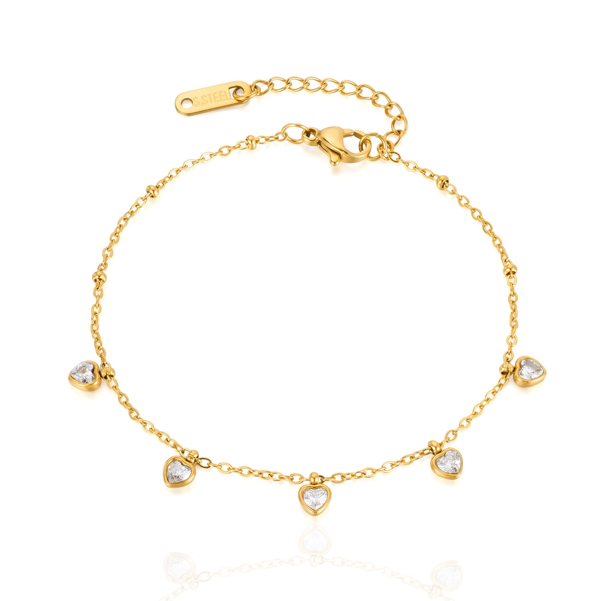 Heart to Heart Anklet & Bracelet