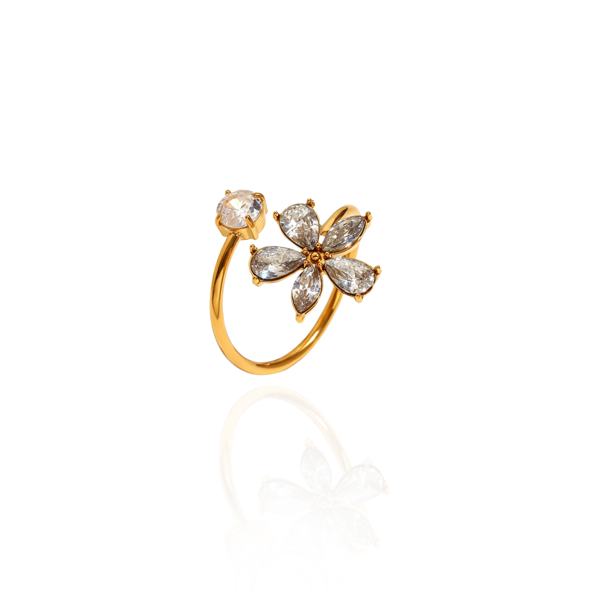 Fleuré Crystal Ring